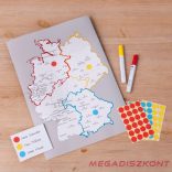 Etikett AVERY 3003 jelölőpont 18 mm fekete 96 címke/doboz 4 ív/doboz