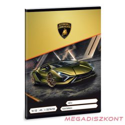   Füzet ARS UNA A/5 32 lapos vonalas 16-32 II. osztályos Lamborghini