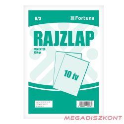 Rajzlap famentes FORTUNA A/3 120 g 10 íves