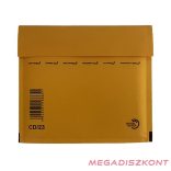 Légpárnás tasak CD szilikonos barna 165x180mm