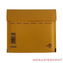 Légpárnás tasak CD szilikonos barna 165x180mm