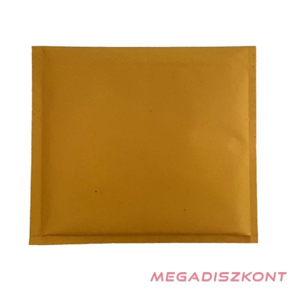 Légpárnás tasak CD szilikonos barna 165x180mm