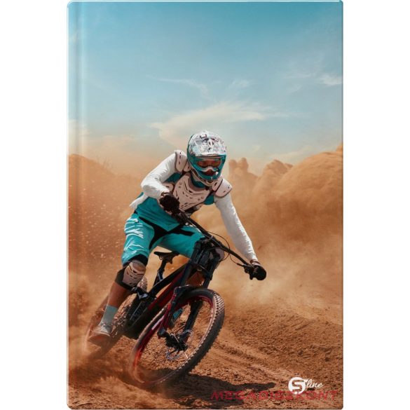 Beírókönyv vonalas STREET A/4 96 lapos S-Line keményfedelű vegyes mintákkal