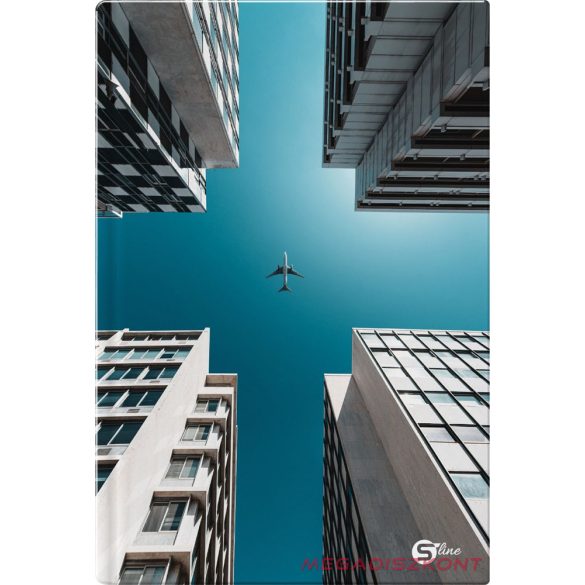 Beírókönyv vonalas STREET A/4 96 lapos S-Line keményfedelű vegyes mintákkal