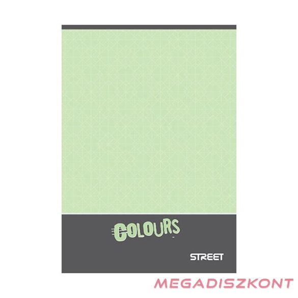 Füzet kockás STREET A/4 52 lapos diszlexia számolás segítő