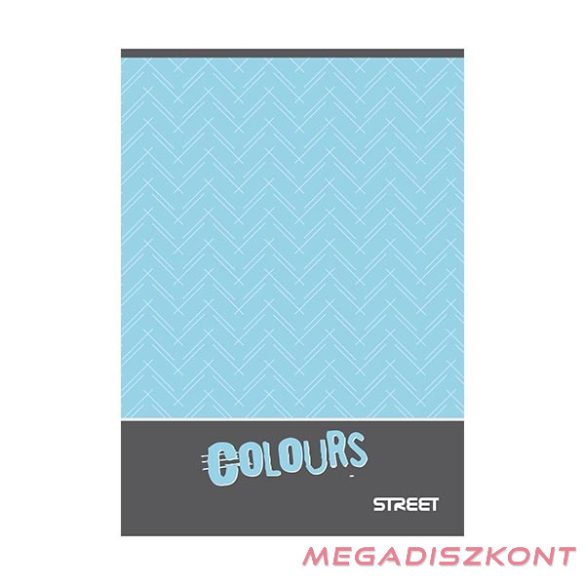 Füzet kockás STREET A/4 52 lapos diszlexia számolás segítő