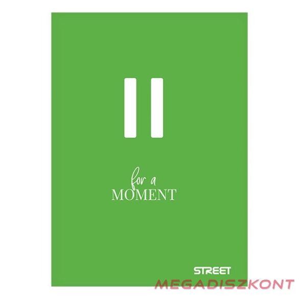 Füzet vonalas STREET A/4 42 lapos PP Neon