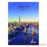 Füzet sima STREET A/4 54 lapos Skyline