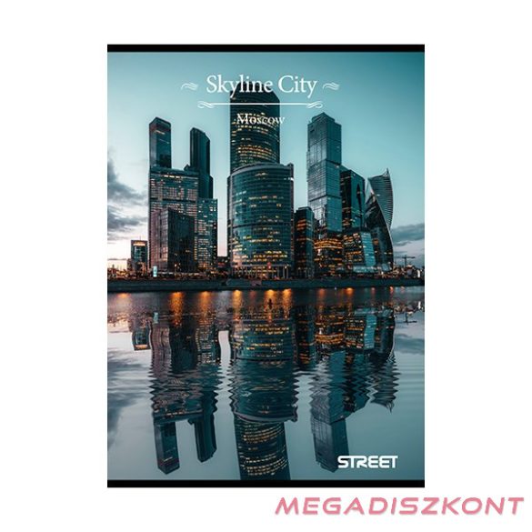 Füzet vonalas STREET A/5 54 lapos Skyline
