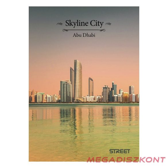 Füzet vonalas STREET A/5 54 lapos Skyline margóval