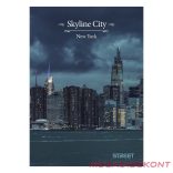 Füzet vonalas STREET A/5 54 lapos Skyline margóval