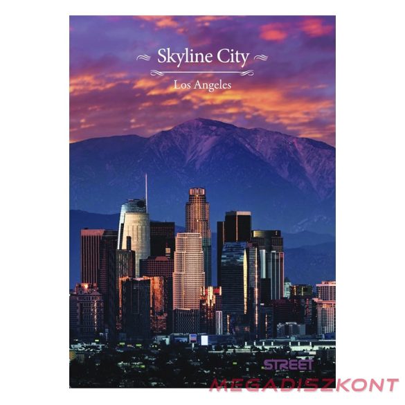 Füzet vonalas STREET A/5 54 lapos Skyline margóval