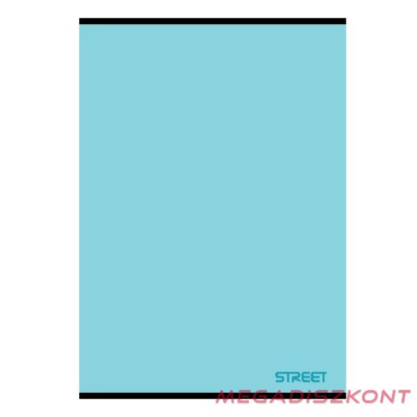 Füzet sima STREET A/4 54 lapos Colours