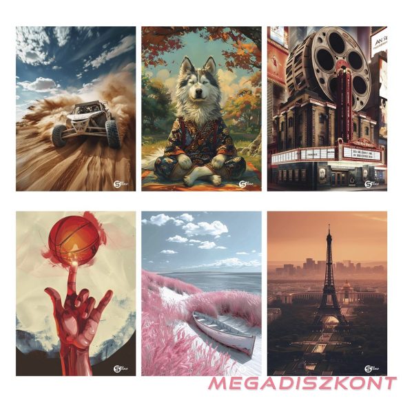 Füzet vonalas STREET A/4 52 lapos S-Line2