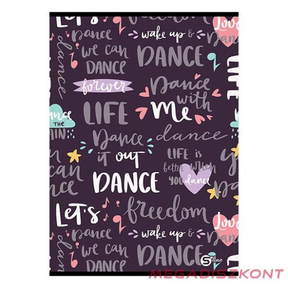 Füzet vonalas STREET A/4 52 lapos S-Line2