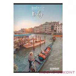 Füzet vonalas STREET A/5 54 lapos Travel To