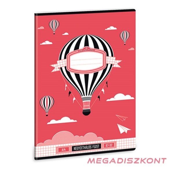 Füzet kockás ARS UNA Standard A/4 32 lapos 87-32