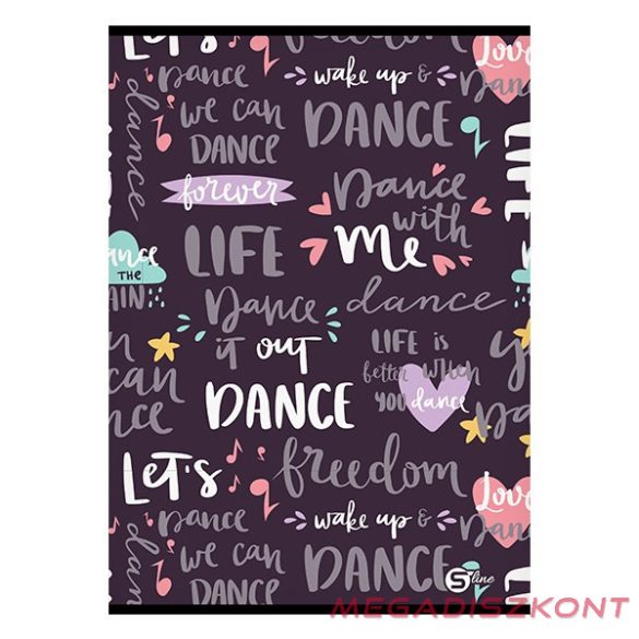 Füzet vonalas STREET A/5 52 lapos S-Line2