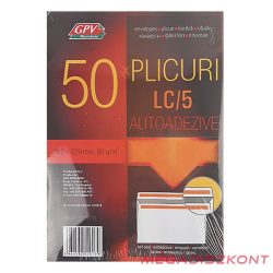  Boríték GPV LC/5 öntapadós bélésnyomott 162x229mm 50 darabos