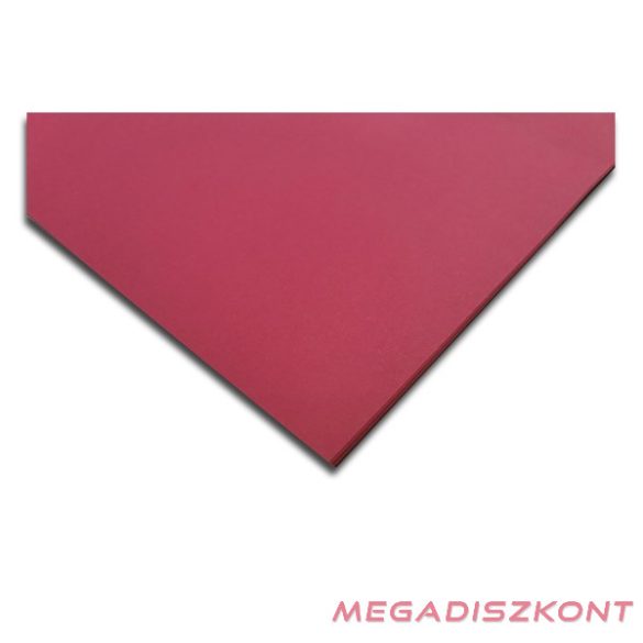 Dekorációs karton KASKAD 50x70 cm 2 oldalas 220 g bordó 22
