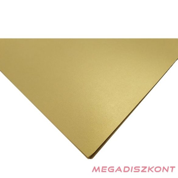 Dekorációs karton KASKAD 50x70 cm 2 oldalas 220 g arany 65