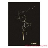 Füzet kockás STREET A/5 54 lapos Black&Gold