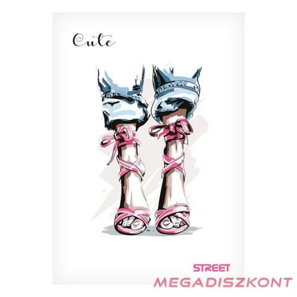 Füzet kockás STREET A/4 54 lapos Cute