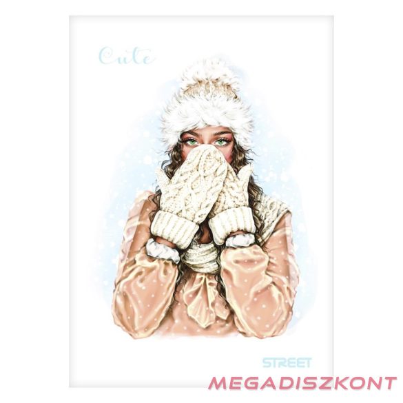 Füzet kockás STREET A/4 54 lapos Cute