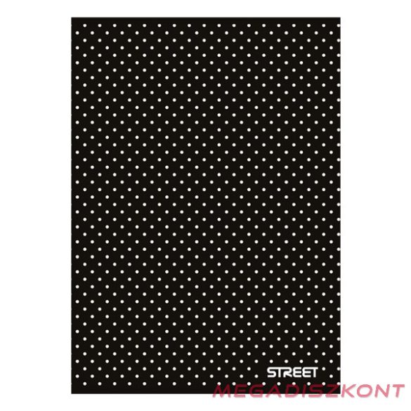 Füzet kockás STREET A/4 54 lapos Black&White