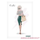 Füzet sima STREET A/5 54 lapos Cute