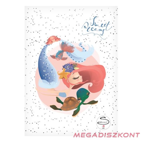 Füzet vonalas STREET A/5 54 lapos Mermaid
