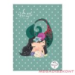 Füzet vonalas STREET A/5 54 lapos Mermaid
