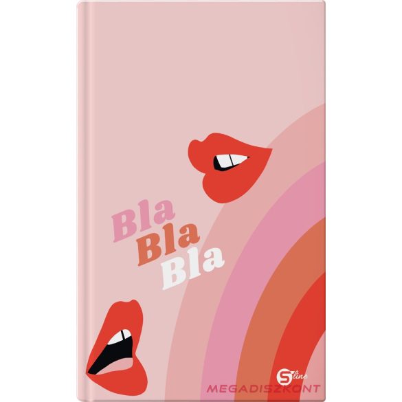 Beírókönyv vonalas STREET A/5 96 lapos S-Line keményfedelű vegyes mintákkal