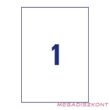 Etikett AVERY L7877-20 210x297 mm szuper öntapadó 20 íves