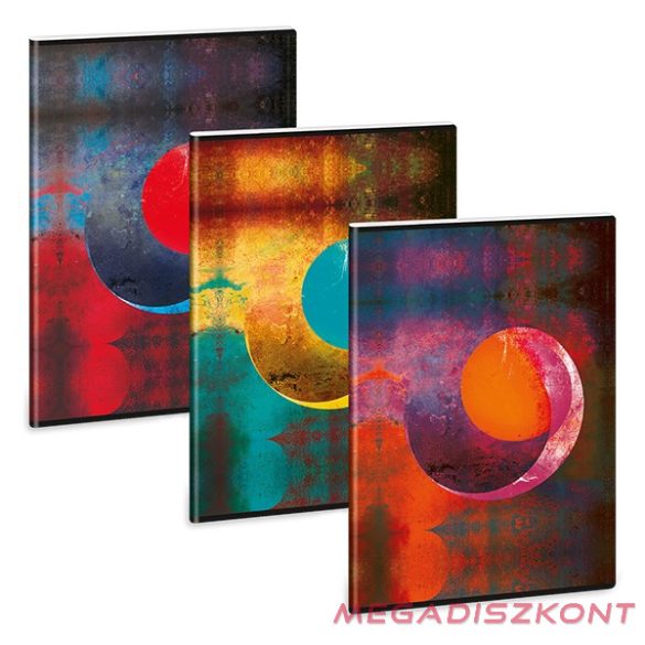Füzet sima ARS UNA A/4 40 lapos Extra kapcsos Mandala Moon-mix