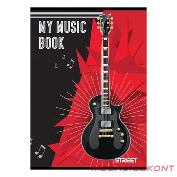 Hangjegyfüzet STREET A/4 32 lapos