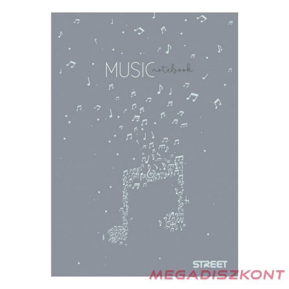 Hangjegyfüzet STREET A/4 32 lapos