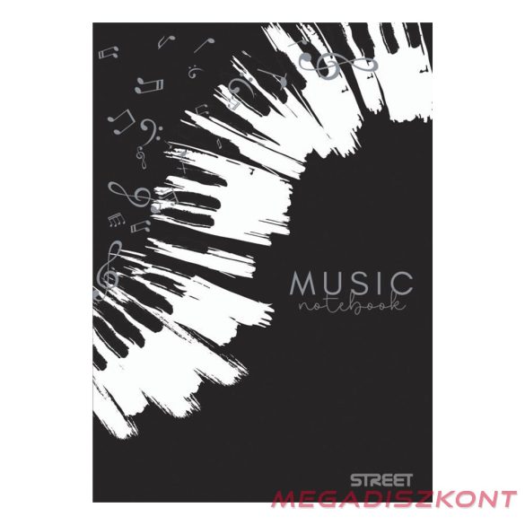 Hangjegyfüzet STREET A/4 32 lapos