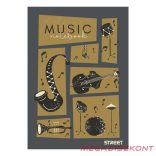 Hangjegyfüzet STREET A/4 32 lapos