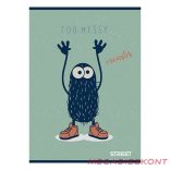 Füzet sima STREET A/5 54 lapos Monsters