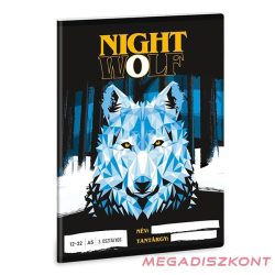   Füzet vonalas ARS UNA A/5 32 lapos 12-32 3. osztályos NightWolf