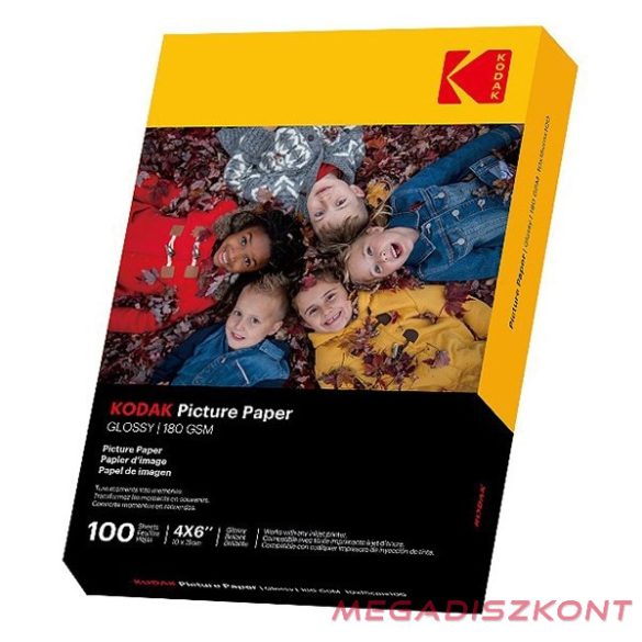 Fotópapír KODAK Fine Art High Gloss 10x15 cm 180 g 100 lapos