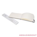 Notesz sima MOLESKINE ARTMM804 "L" fekvő keményfedeles watercolour fekete