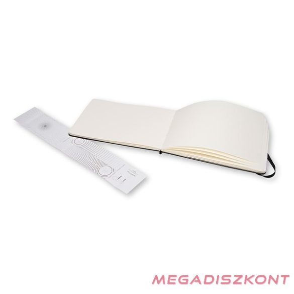 Notesz sima MOLESKINE ARTMM804 "L" fekvő keményfedeles watercolour fekete