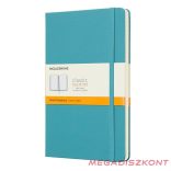 Notesz vonalas MOLESKINE QP060B35 "L" keményfedeles hamukék
