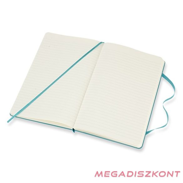 Notesz vonalas MOLESKINE QP060B35 "L" keményfedeles hamukék