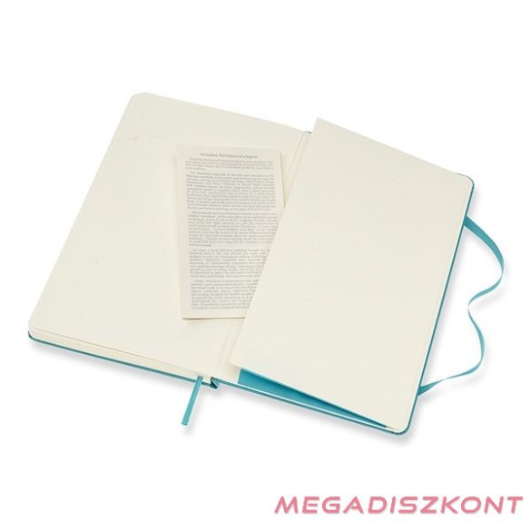 Notesz vonalas MOLESKINE QP060B35 "L" keményfedeles hamukék