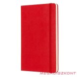 Notesz vonalas MOLESKINE QP060R "L" keményfedeles piros