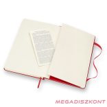 Notesz vonalas MOLESKINE QP060R "L" keményfedeles piros