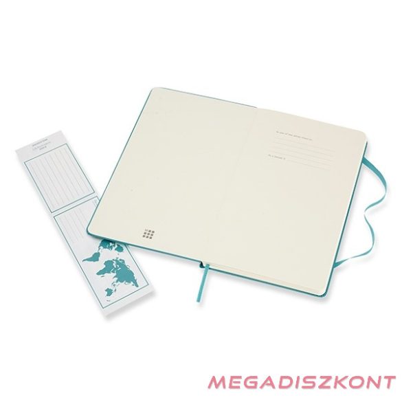 Notesz sima MOLESKINE QP062B35"L" keményfedeles hamukék